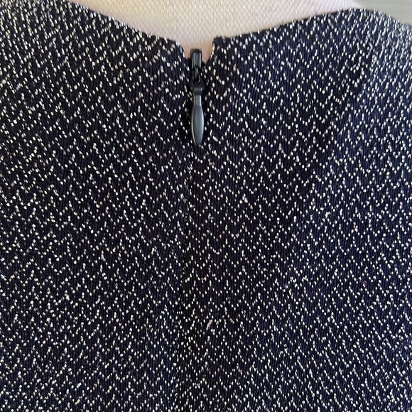 Lauren Ralph Lauren Sparkly Metallic Stretchy Ruched Dress - Picture 7 of 10